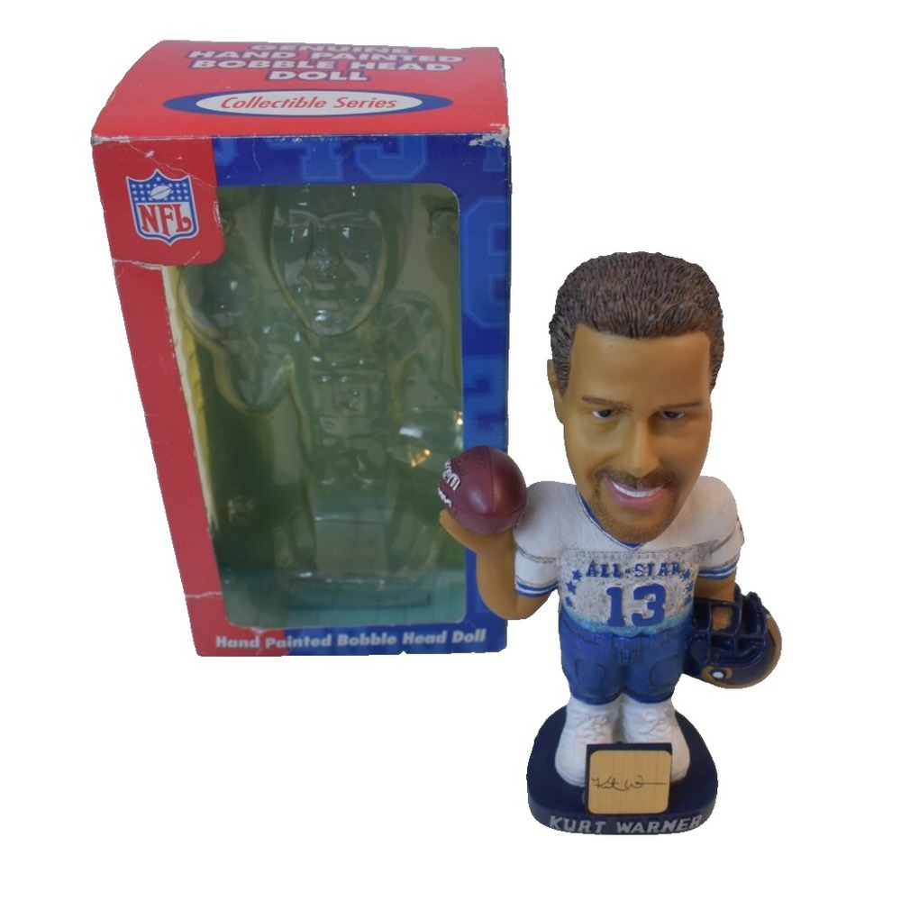 Kurt Warner Allstar Game Bobblehead St. Louis Rams NFL Bobble Dobble Quarterback